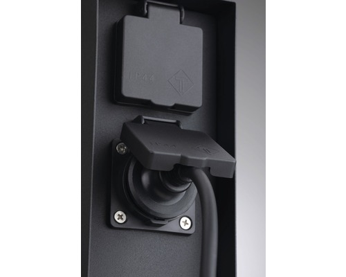 Außensteckdose mit Schutzart IP44 und Kabel