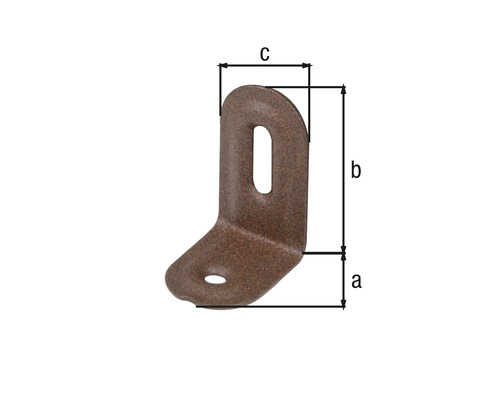 Winkelverbinder mit Abmessungsangaben