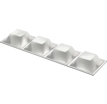 Möbelgleiter zum Kleben, viereckig, im Viererpack
