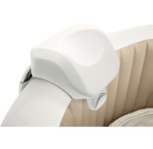 Aufblasbarer Whirlpool Intex Pure Spa Greywood Deluxe 128440 Bubble Massage mit integriertem Kalkschutzsystem, 140 Luftdüsen, absperrbare Thermoabdeckung, LED-Beleuchtung, entnehmbare Fernbedienung & 2 Kopfstützen grau-thumb-11