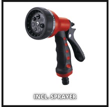 Gartenpumpe Einhell GC-GP 6538 Set inkl. Saugschlauch 4m , Gartenschlauch 20m und Gartenbrause