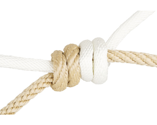 Zwei Seile mit Knoten