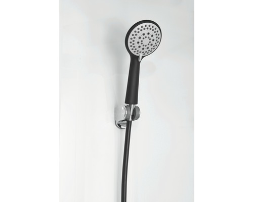 Handbrause mit Brauseschlauch und Wandhalterung