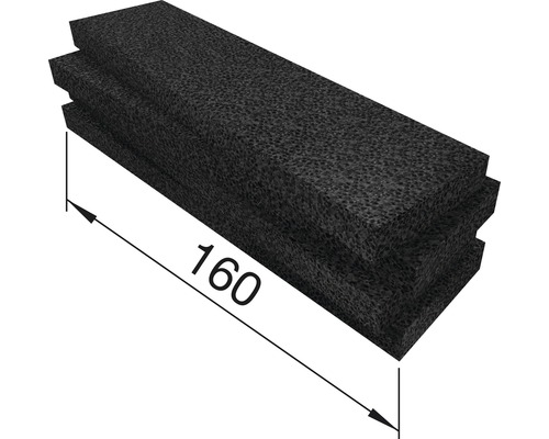 Dämmstreifen aus Schaumstoff, 160 Millimeter