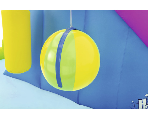 Aufblasbarer gelb grüner Boxball mit Aufhängung