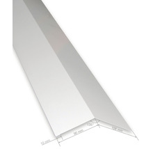 Winkelleiste mit den Maßen 10 mm, 90 mm und 108 mm mit einem Winkel von 135 Grad