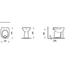 Standflachspülklosett Laufen Pro 825957 Abgang senkrecht weiß-thumb-1 Standflachspülklosett Laufen Pro 825957 Abgang senkrecht weiß-thumb-1