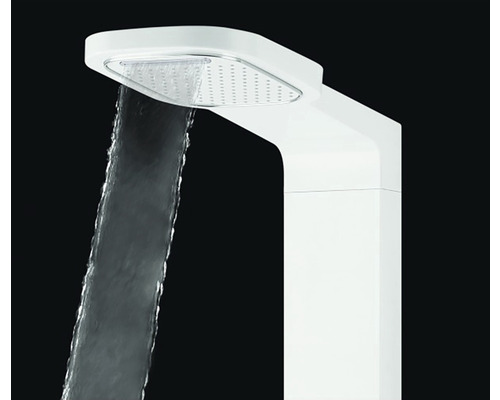 Wasserhahn mit Wasserstrahl