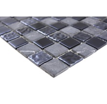 Mosaikfliese aus Glas und Stein