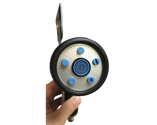 Handbrause mit verschiedenen Strahlarten