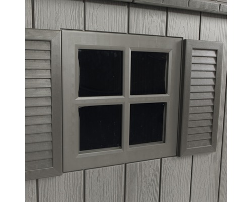 Fenster mit Fensterläden für Gartenhaus
