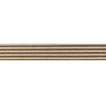 Nahaufnahme einer horizontal gestreiften Jalousie