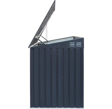 Mülltonnenbox WESTMANN für 3 Mülltonnen inkl. Gasdruckfedern 235 x 100 x 131 cm anthrazit