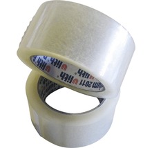 Zwei Rollen transparentes Klebeband