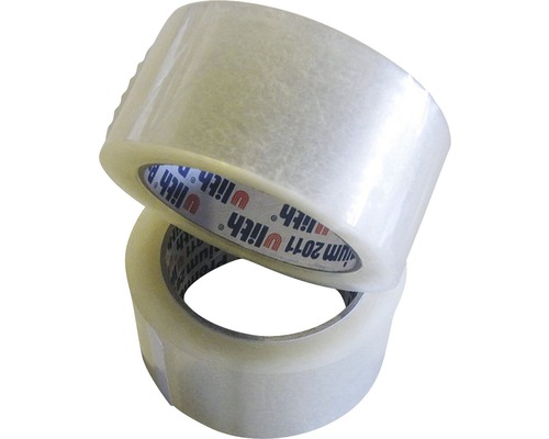Zwei Rollen transparentes Klebeband