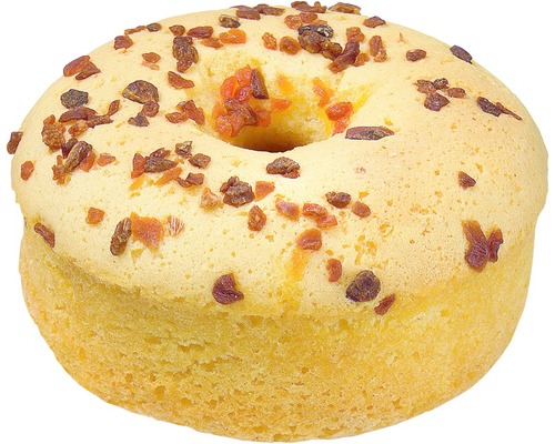 Donut mit Trockenfrüchten