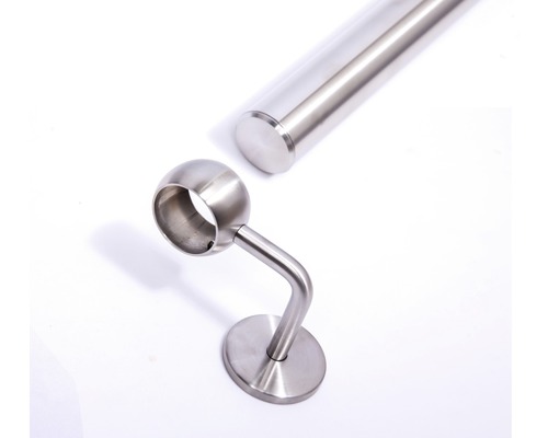 Metallstange mit Halterung zur Wandmontage