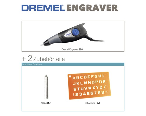 Dremel Engraver 290 Graviergerät mit Zubehör