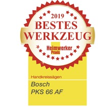 Handkreissäge Bosch PKS 66 AF inkl. Führungsschiene und Sägeblatt-thumb-1