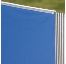 Detailansicht einer Sichtschutzwand mit Rahmen