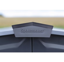 Gerätehaus SPACEMAKER Metall 194x188x185 cm grau
