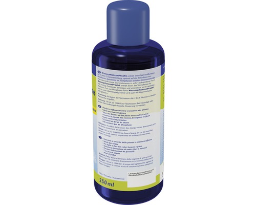 Flüssiger Pflanzendünger in einer 250 ml Flasche für Gartenteiche