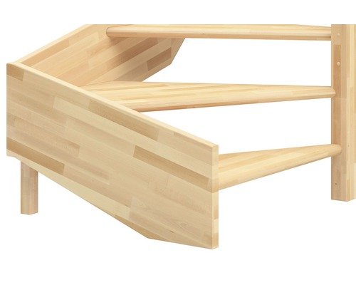 Holztreppe Detailansicht