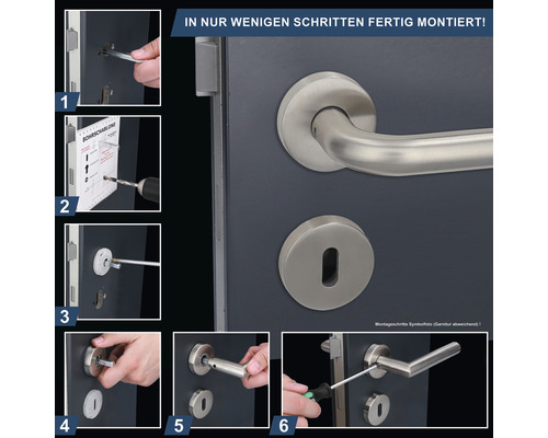 Schritt-für-Schritt-Anleitung zur Montage einer Türklinke