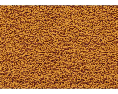 Nahaufnahme von Fischfutterpellets