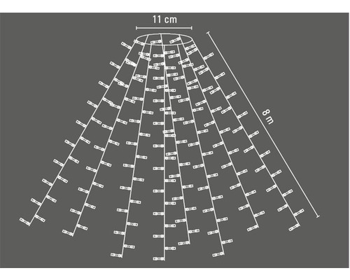 Lafiora x 5 m 1000 cm Warmweiß