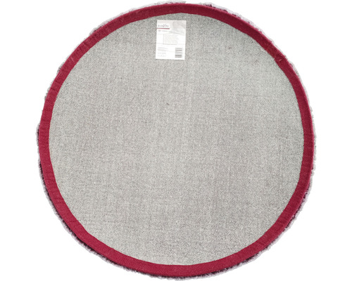 Runder Teppich mit Bordüre