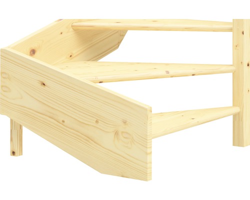 Holztreppe aus Nadelholz