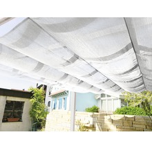Aluminium Pergola, Pavillon Paragon Outdoor Florida 10x10 mit verstellbarem Sonnensegel 320 x 320 cm weiß-thumb-2