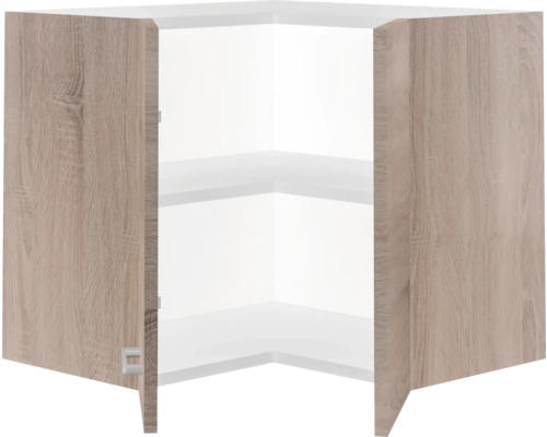 Eckhängeschrank mit Regalböden
