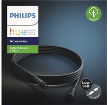 Philips hue Niedervolt Verlängerungskabel IP44 für Hue Calla + Hue Lily Außenleuchten 5 m schwarz-thumb-2