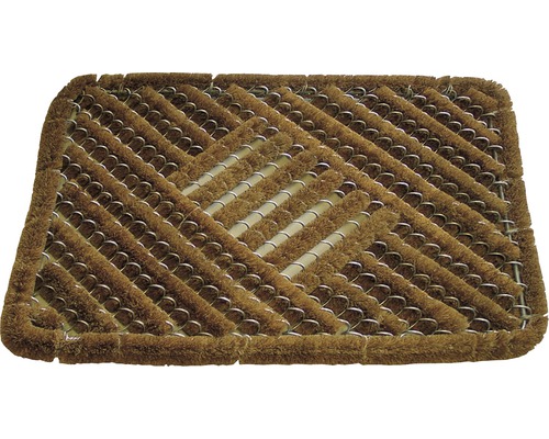 Fußmatte aus Kokosfasern mit Metallrahmen