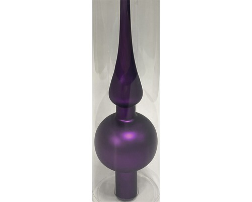 Christbaumspitze aus Glas