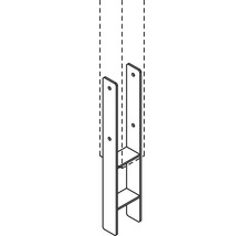 Pfostenverbinder für Zaunbau