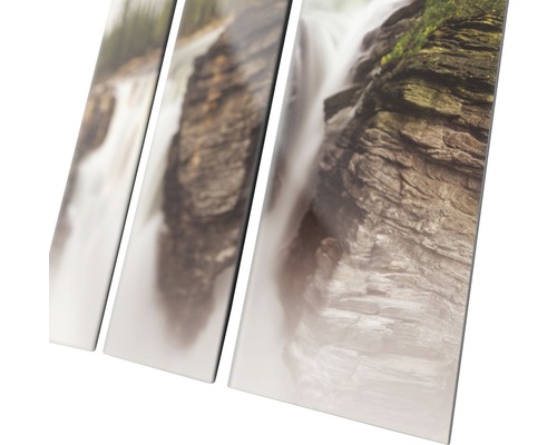Mehrteiliges Wandbild mit Wasserfallmotiven für die Inneneinrichtung