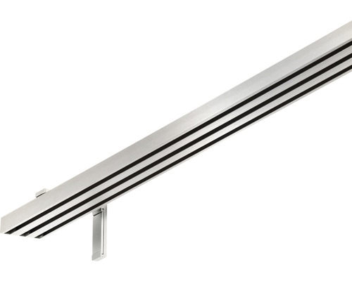 Gardinenstange mit drei Läufen aus Metall
