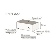 PICCANTE Küchenarbeitsplatte AL07 Alu Anti-Fingerprint 3050x635x40 mm (Zuschnitt online reservierbar)-thumb-7