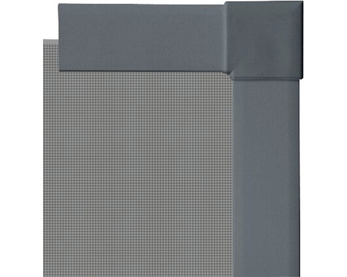 Detailansicht eines Insektenschutzfensters mit Rahmen