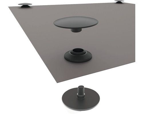 Tischbeinbefestigungsplatte zur Tischbeinmontage