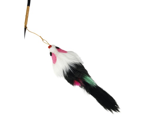 Katzenspielzeug Maus am Stab