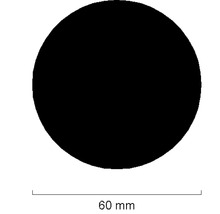 Kreis mit einem Durchmesser von 60 Millimetern