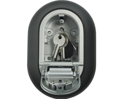 Schlüsselkassette Yale 130 x 178 x 39 mm mit Zahlenschloss, schwarz/silber