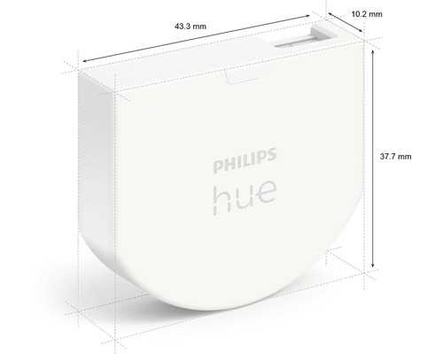 Philips Hue Dimmschalter Produktdimensionen