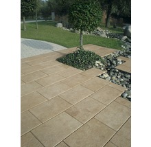 Beton Terrassenplatte iStone Basic ocker-gelb-rosè 60x40x4cm-thumb-0
