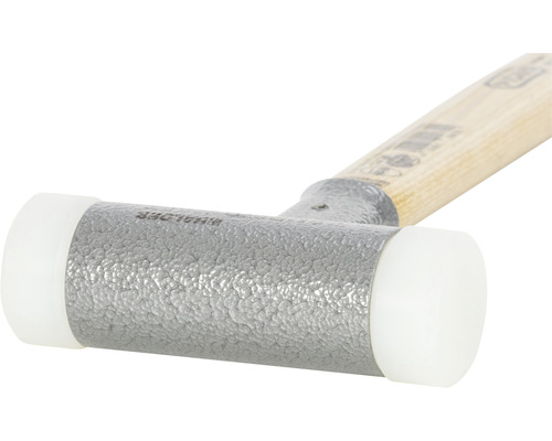 Schonhammer mit Holzgriff und Gummienden