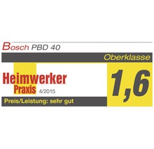 Bosch PBD 40 Auszeichnung von Heimwerker Praxis 4/2015: Preis-Leistung sehr gut, Oberklasse 1,6